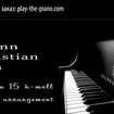 Джаз-вальс (Инвенция №15) - Иоганн Себастьян Бах