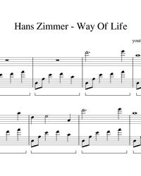 Sheet music and midi files for piano. A Way of Life.