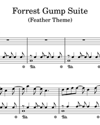 Sheet music and midi files for piano. Forrest Gump OST.