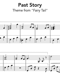 Sheet music and midi files for piano. Past Story.