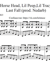 Sheet music and midi files for piano. Last Fall.