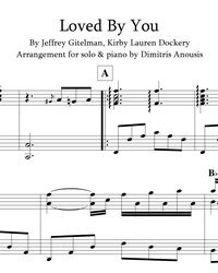 Sheet music and midi files for piano. Loved By You.