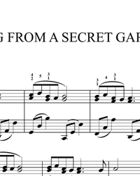 Sheet music and midi files for piano. Song From а Secret Garden.