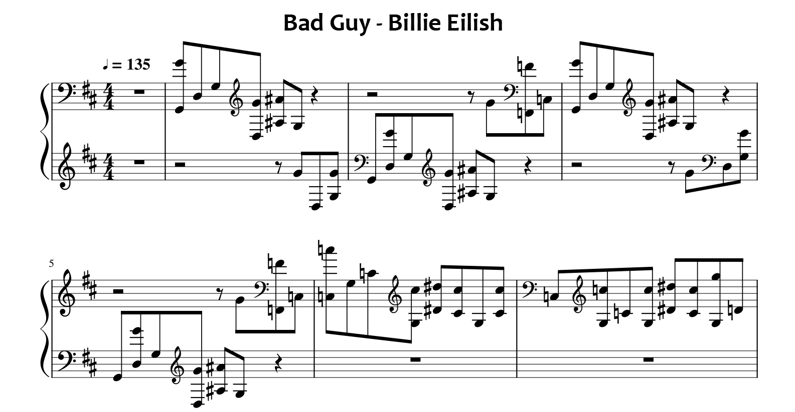 The Good The Bad And The Ugly Sheet Music For Piano Solo Musescore Com.