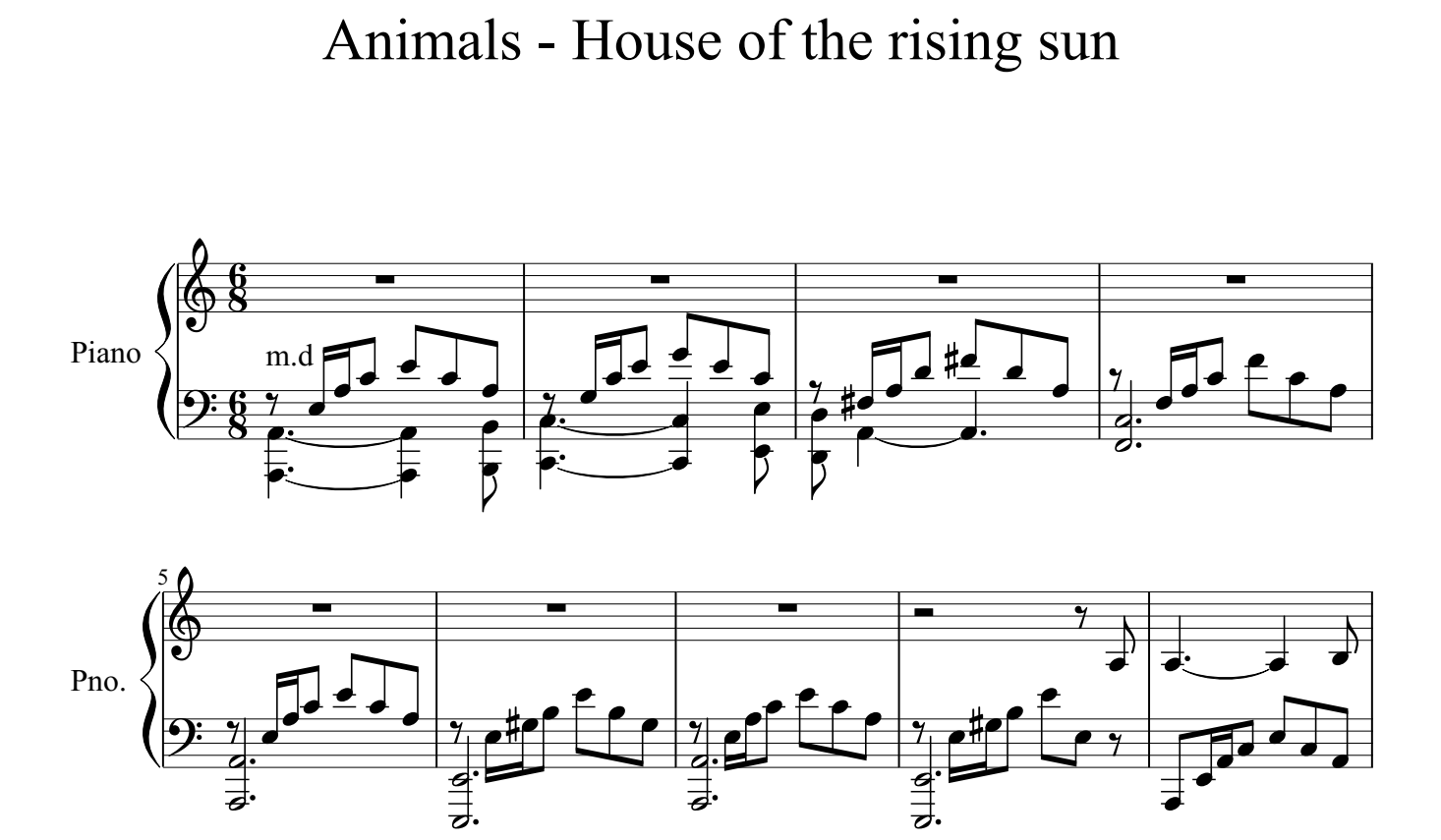 Animals house перевод. Ноты для фортепиано House of the Rising. House of the Rising Sun Ноты. Animals the House of Rising Sun Ноты для фортепиано. House of the Rising Sun Ноты для пианино.