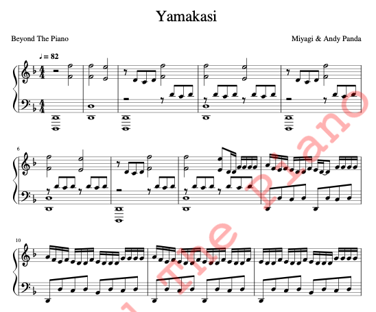 Yamakasi underground текст. Мияги Ноты для фортепиано. Yamakasi Ноты для фортепиано. Ноты мияги на пианино. Miyagi на фортепиано.