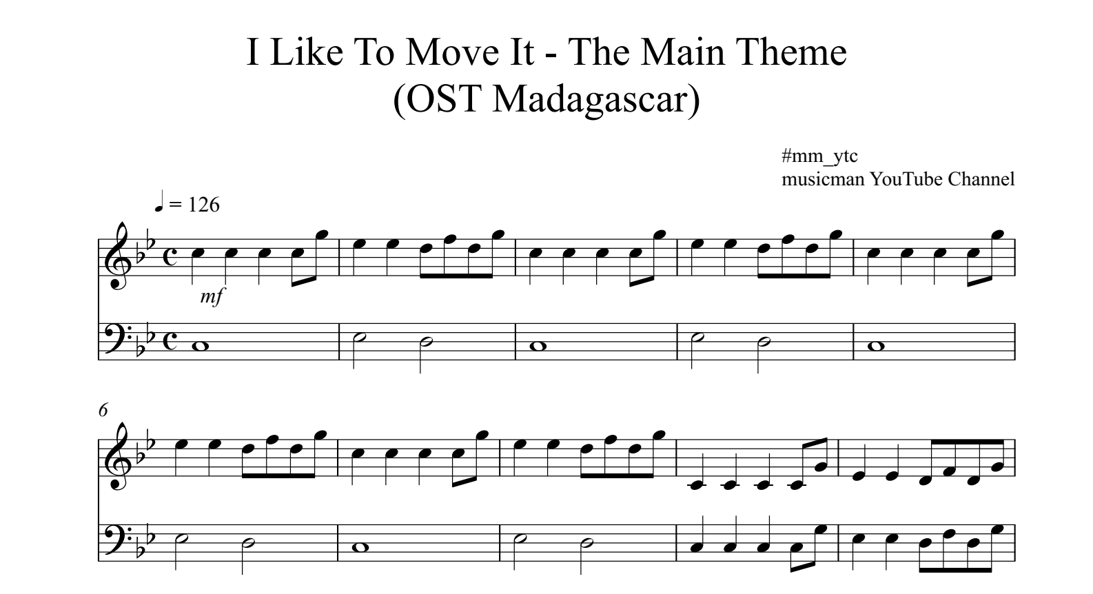 Песня i like better. I like it move it move it Ноты для фортепиано. Ноты для фортепиано i like to move it. Мадагаскар Ноты. Ноты песни i like to move it.